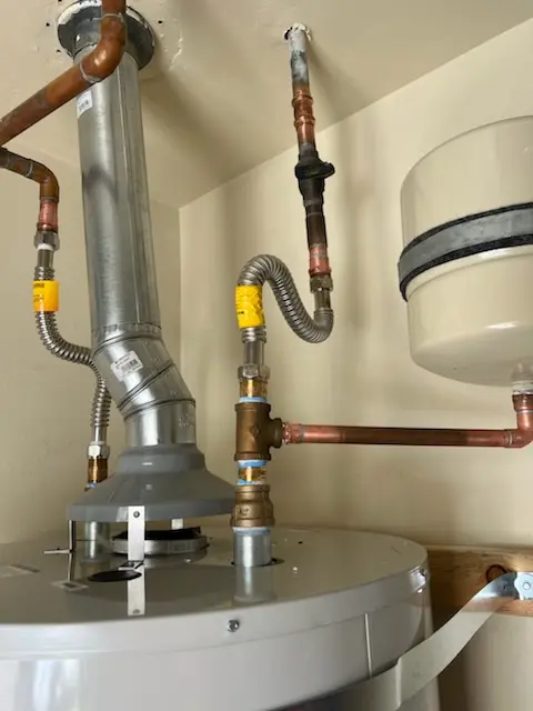 Water heater installation and plumbing repair in Morehousetown